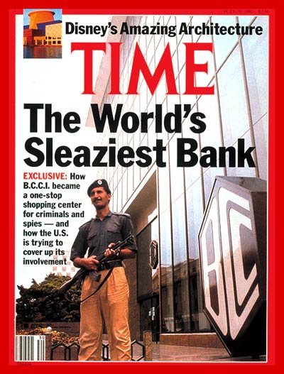 Time Magazine Cover B.C.C.I.