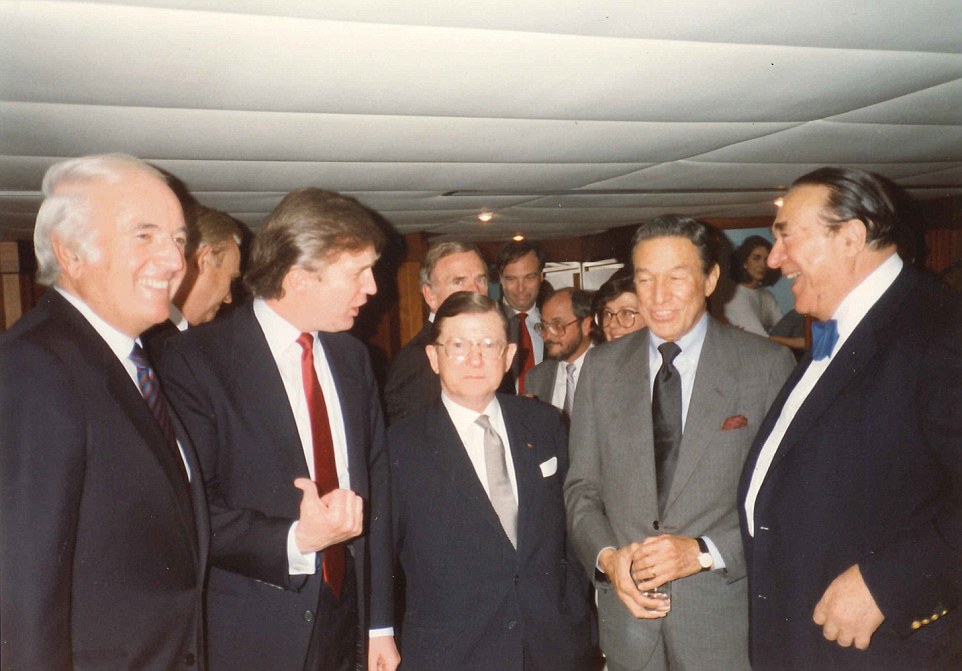 Robert Maxwell, John Tower, Donald Trump